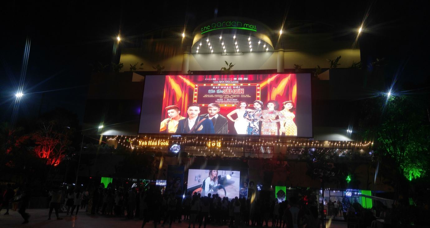 1 màn hình led tòa nhà thuận kiều plaza