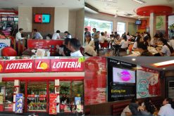 Quảng cáo màn hình LCD tại Lotteria