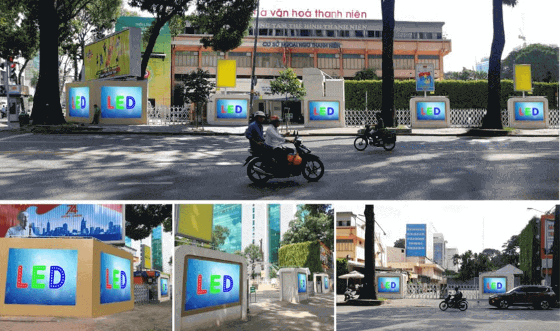 Quảng cáo màn hình LED Nhà Văn hóa Thanh niên
