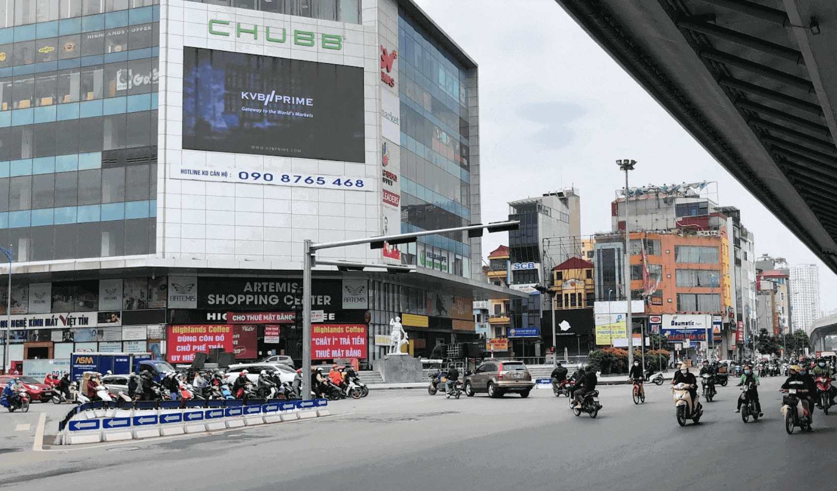 Quảng cáo màn hình LED toà nhà Artemis