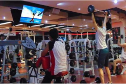 Quảng cáo tại hệ thống phòng gym California