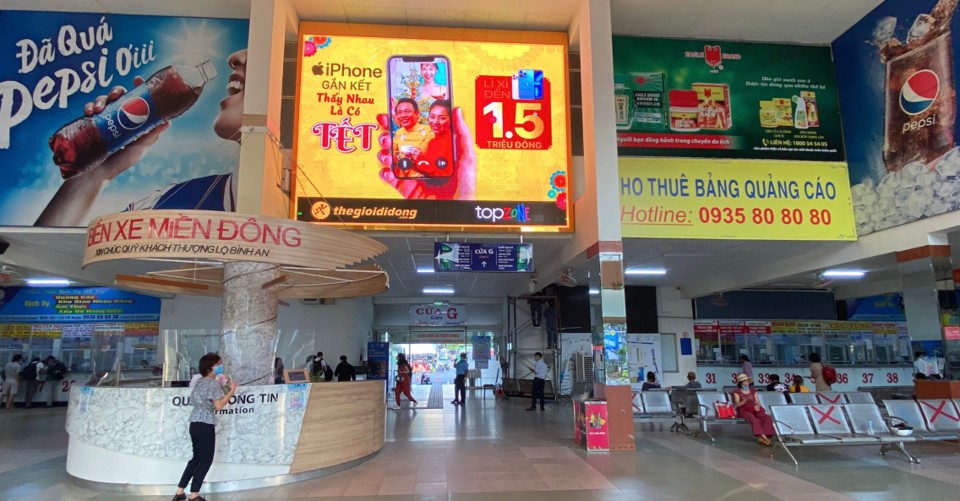 led-ben-xe-mien-dong-2 LED Bến xe miền Đông